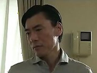Asian India going to be spoiled by her horny step father after he hous